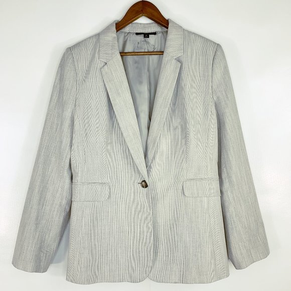 DKNY NWOT Single Button Notch Collar Parke Blazer - Picture 1 of 12